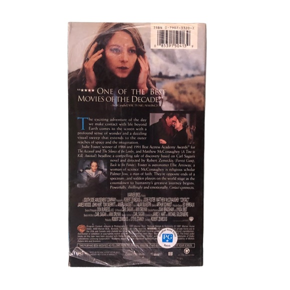 Contact with Jodie Foster and Matthew McConaughy VHS movie - Picture 3 of 3